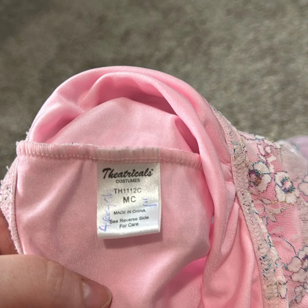 Theatricals Costumes Dance Outfit Pink Lace Tutu